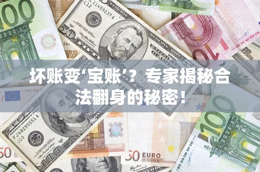 武汉坏账变‘宝账’？专家揭秘合法翻身的秘密！