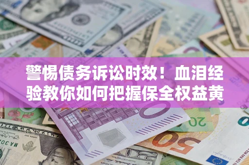 武汉警惕债务诉讼时效！血泪经验教你如何把握保全权益黄金期