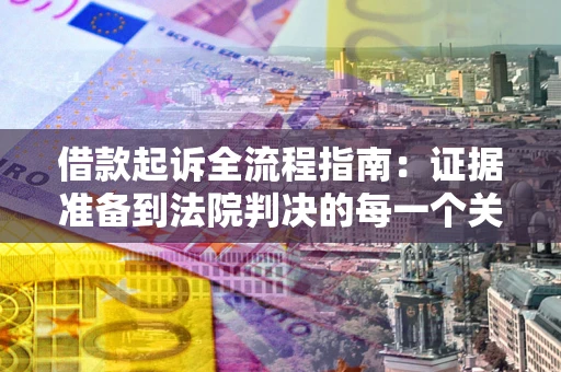 武汉借款起诉全流程指南：证据准备到法院判决的每一个关键步骤