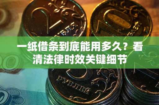 武汉一纸借条到底能用多久？看清法律时效关键细节