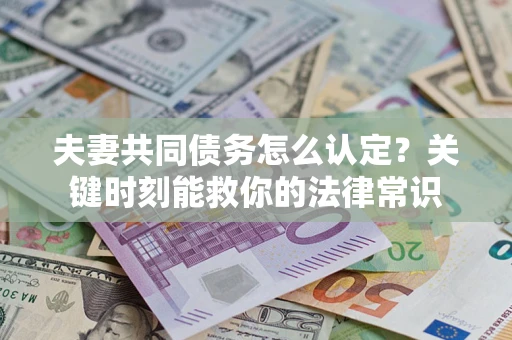 武汉夫妻共同债务怎么认定？关键时刻能救你的法律常识